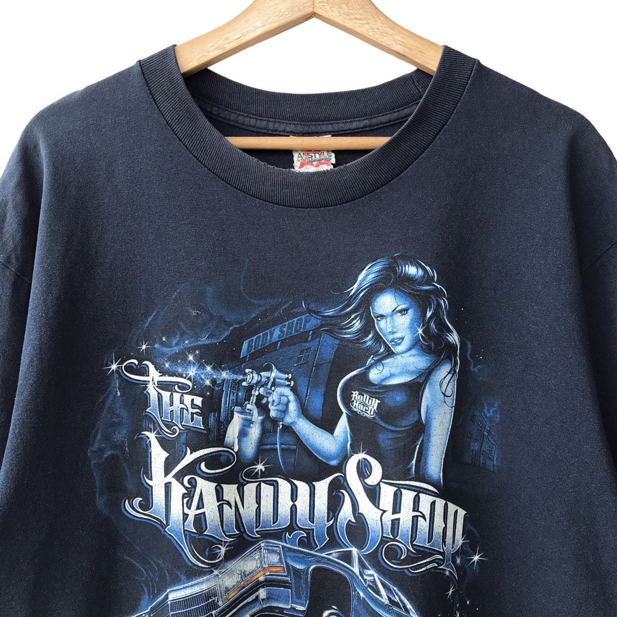 Alstyle × ODM × Vintage Rollin’ Hard Kandy Shop Vintage 2000s Lowrider Art Tee Size US L / EU 52-54 / 3 - 3 Thumbnail