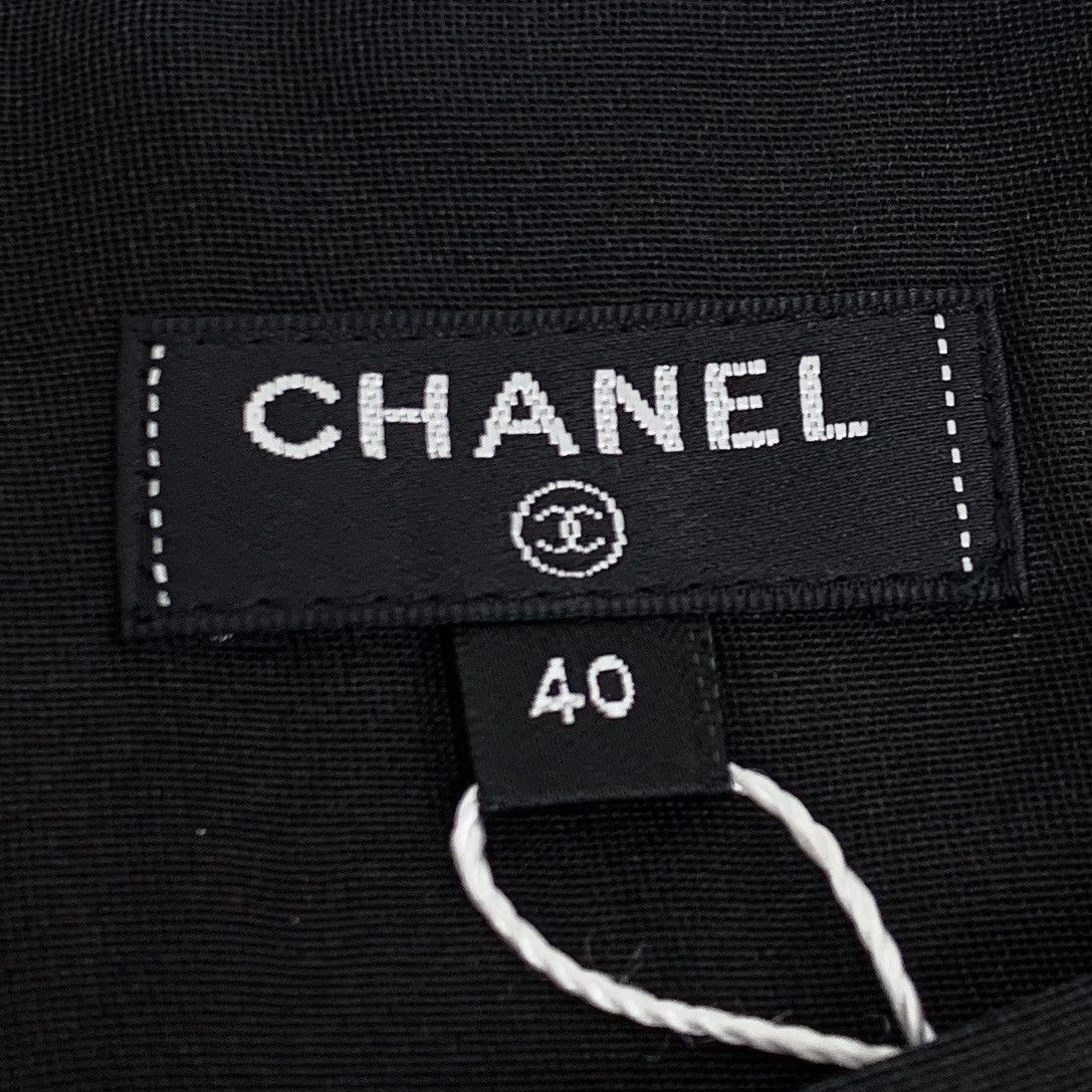 Chanel Chanel Black Mulberry Silk Casual Skirt Size 28" / US 6 / IT 42 - 5 Thumbnail