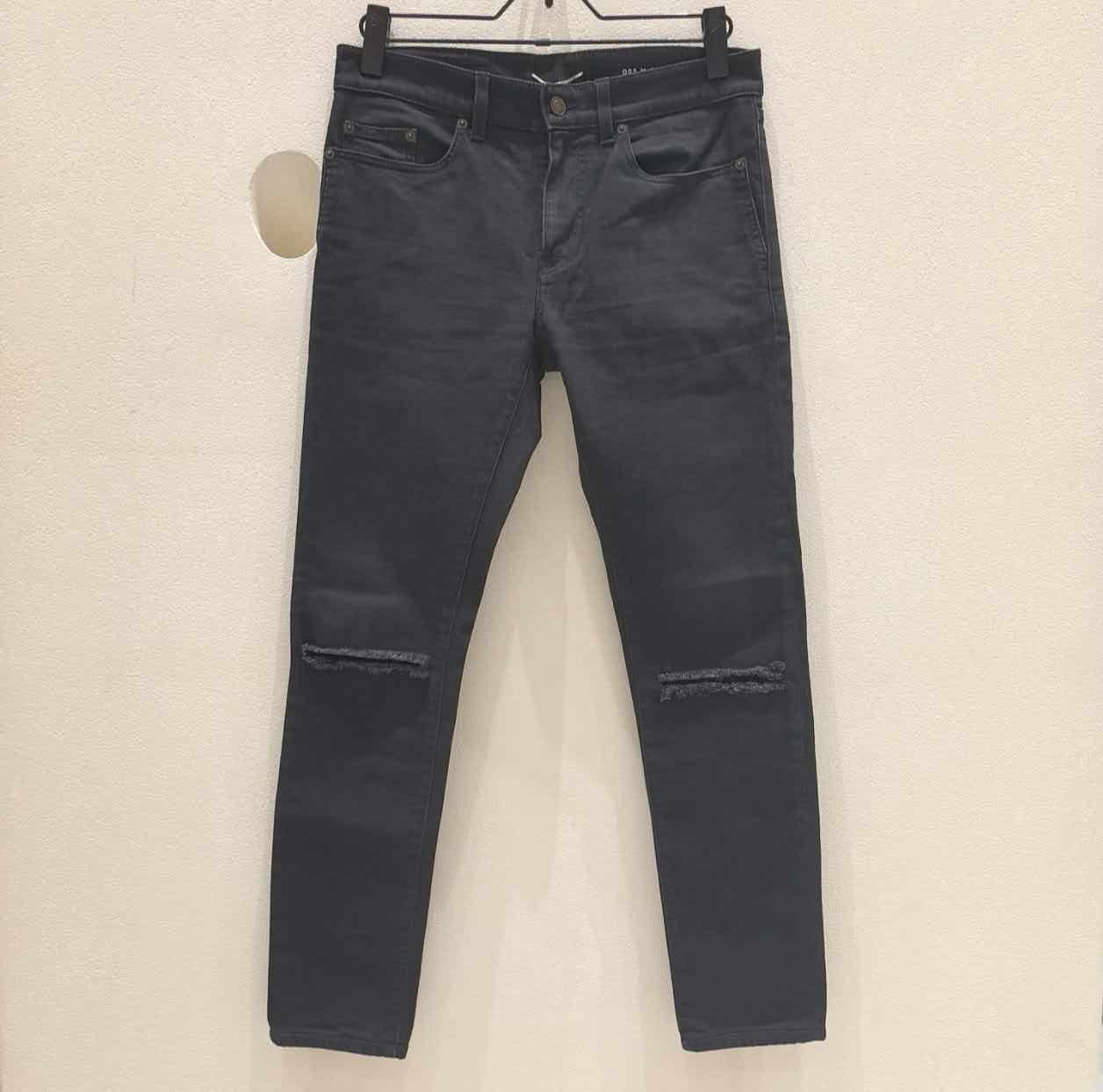 Saint Laurent Paris Saint Laurent Distressed Denim Jeans Size 30 Size US 30 / EU 46 - 1 Thumbnail