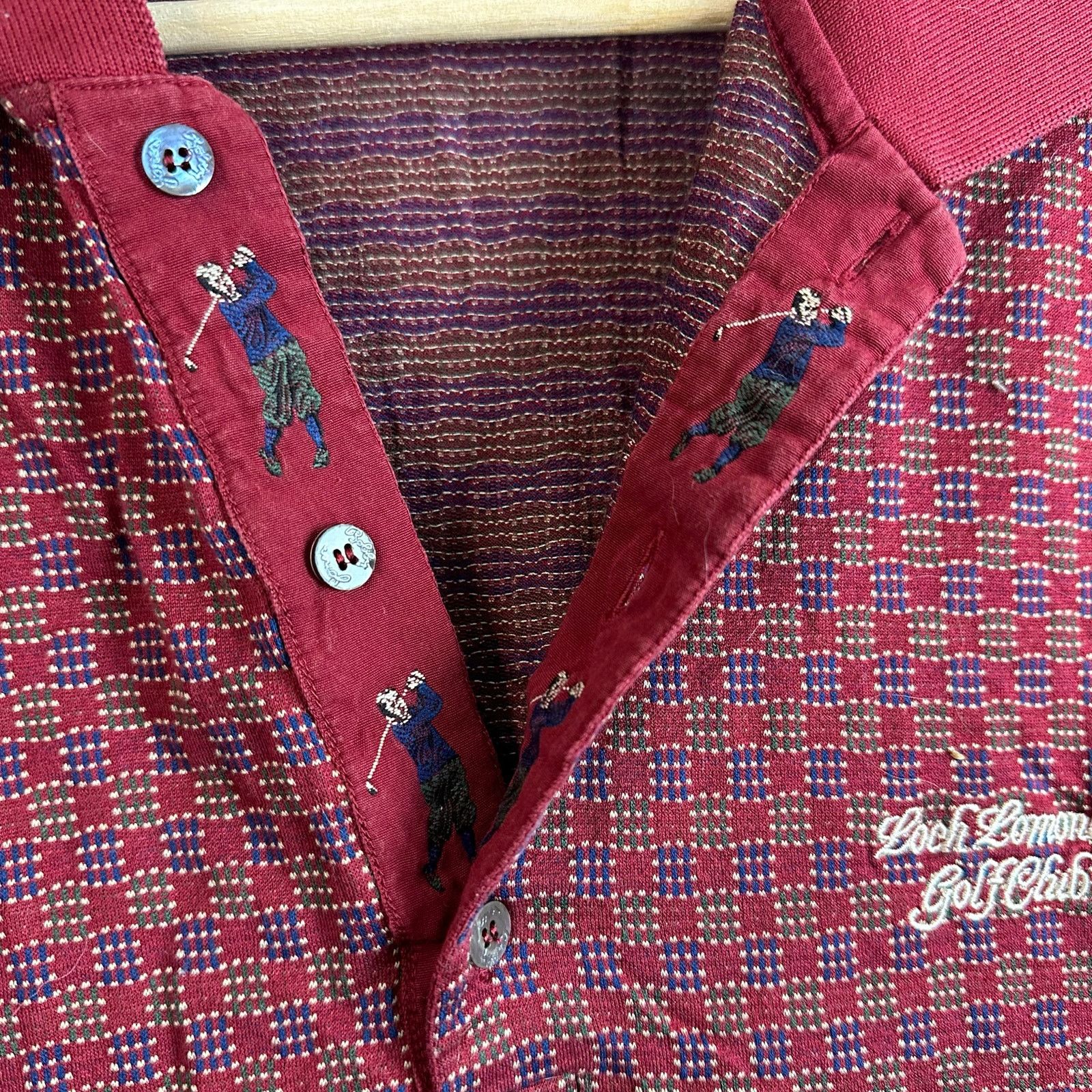 Bobby Jones Vintage Bobby Jones Polo Shirt XXL Cropped Altered Red Size XXL / US 16-18 / IT 52-54 - 4 Thumbnail