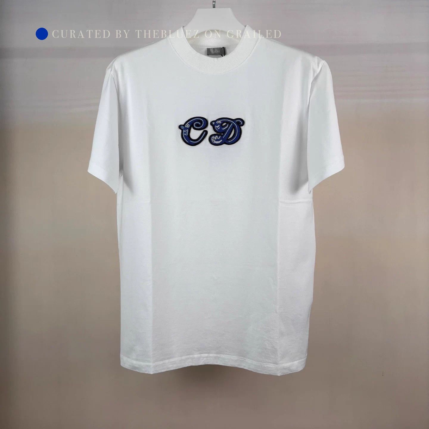 Dior Cotton Short Sleeve T-Shirt with Embroidery Size US L / EU 52-54 / 3 - 1 Thumbnail