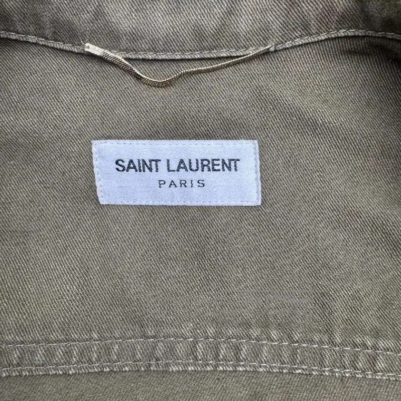 Yves Saint Laurent YSL Military Green Long Sleeve Cardigan . Size S / US 4 / IT 40 - 8 Thumbnail