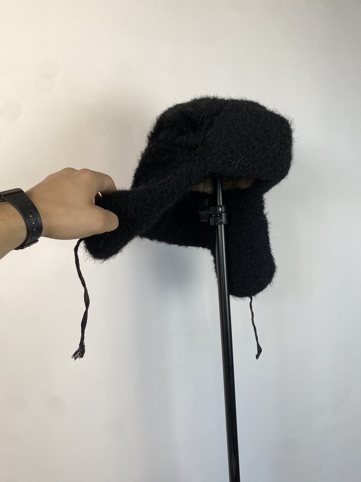Japanese Brand × Vintage Vintage 70s USSR Mohair Fuzzy Ushanka Y2K Opium Hype Rare OS Size ONE SIZE - 4 Thumbnail