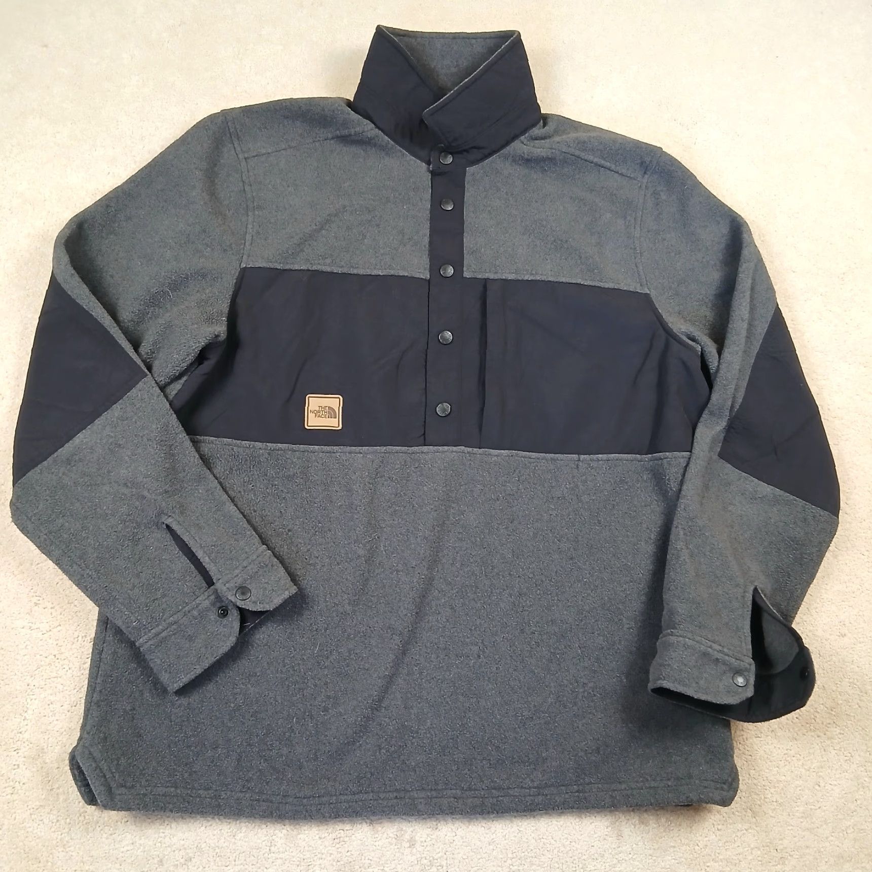 The North Face The North Face Davenport Pullover Fleece Jacket Men XL Gray Outdoor Size US XL / EU 56 / 4 - 4 Thumbnail