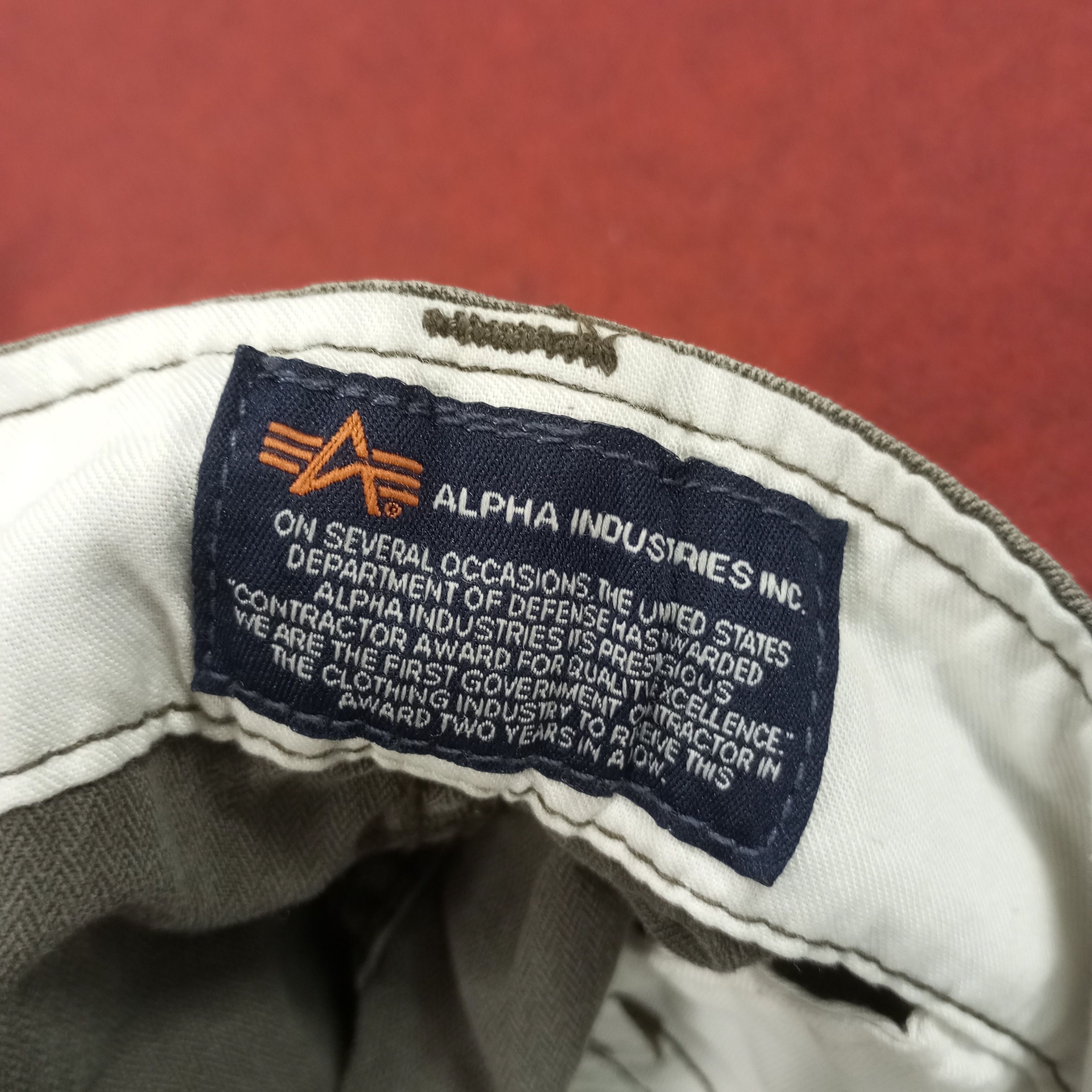Alpha Industries × Vintage Alpha Industries Cargo Pocket Style Pants Size US 35 - 15 Thumbnail