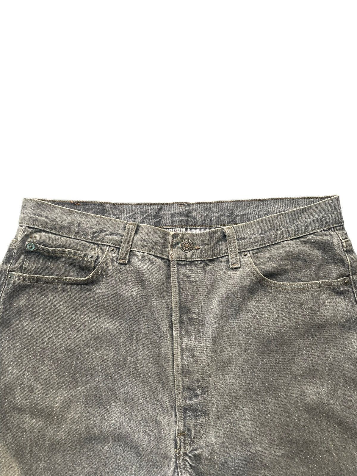 Levi's × Vintage Vintage 1991 Levis 501 e Faded Denim Size US 35 - 5 Thumbnail