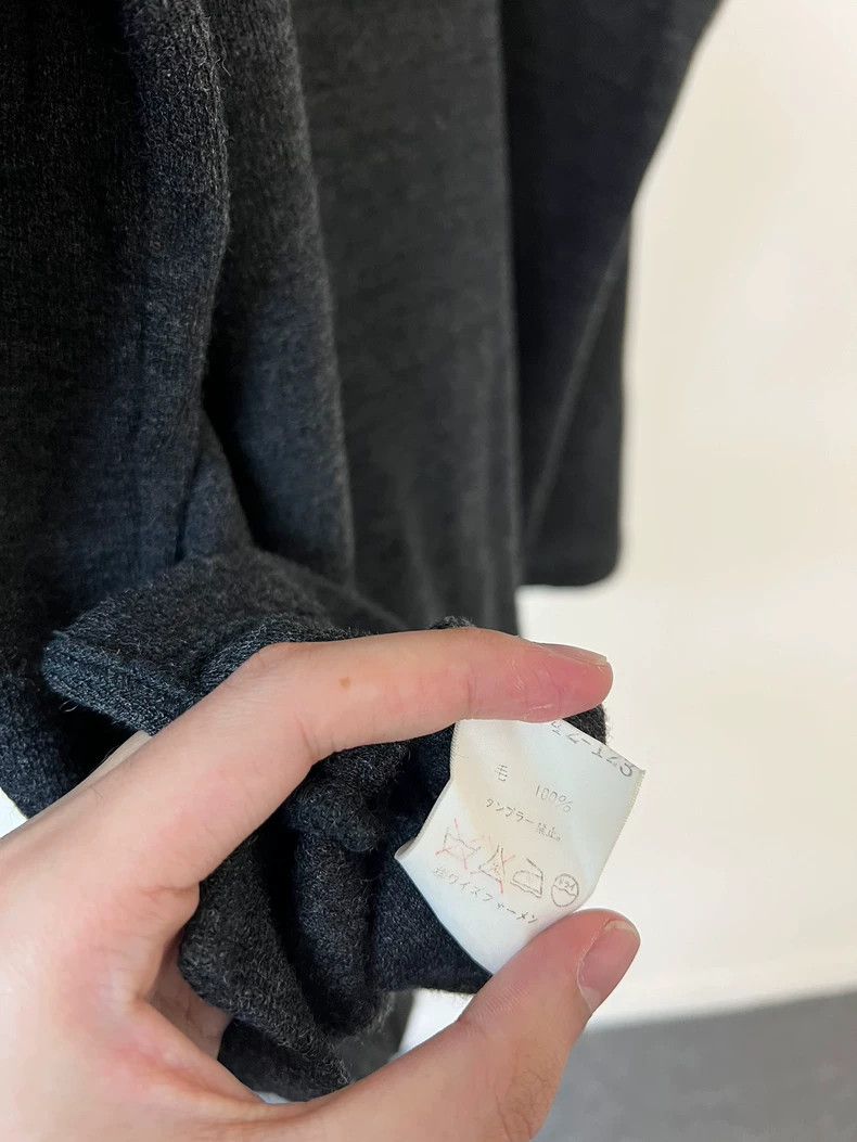 Yohji Yamamoto yohji yamamoto Wool cardigan shirt 2503-Nextarrow Size US L / EU 52-54 / 3 - 6 Thumbnail