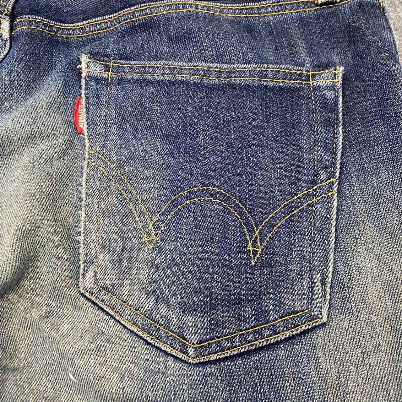 If Six Was Nine 💥Best Offer💥Vintage Edwin 503 Distressed Denim Size US 35 - 13 Thumbnail