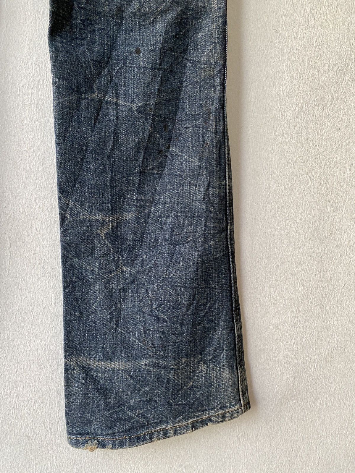 Japanese Brand Japanese Brand Back Rush Flare Distressed Denim Size US 29 - 13 Thumbnail