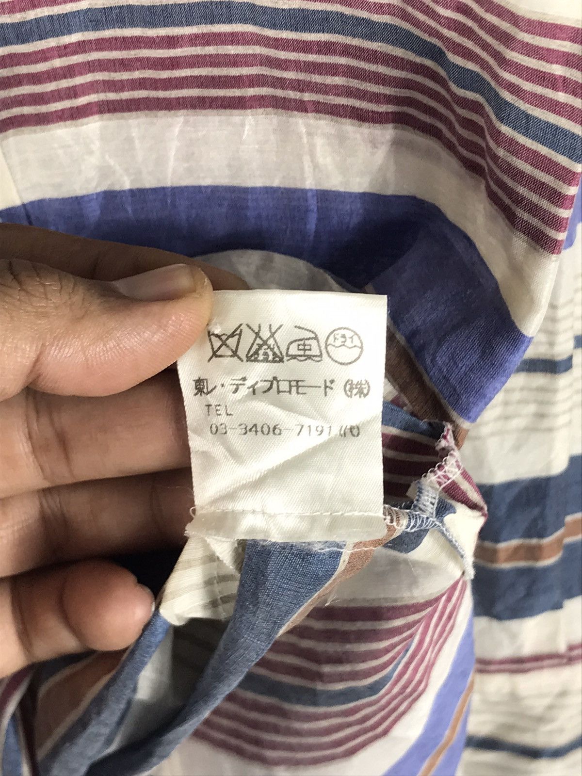 Givenchy ⚡️Vintage Givenchy Boutiques Striped Button Up Long Sleeve Size M / US 6-8 / IT 42-44 - 9 Thumbnail