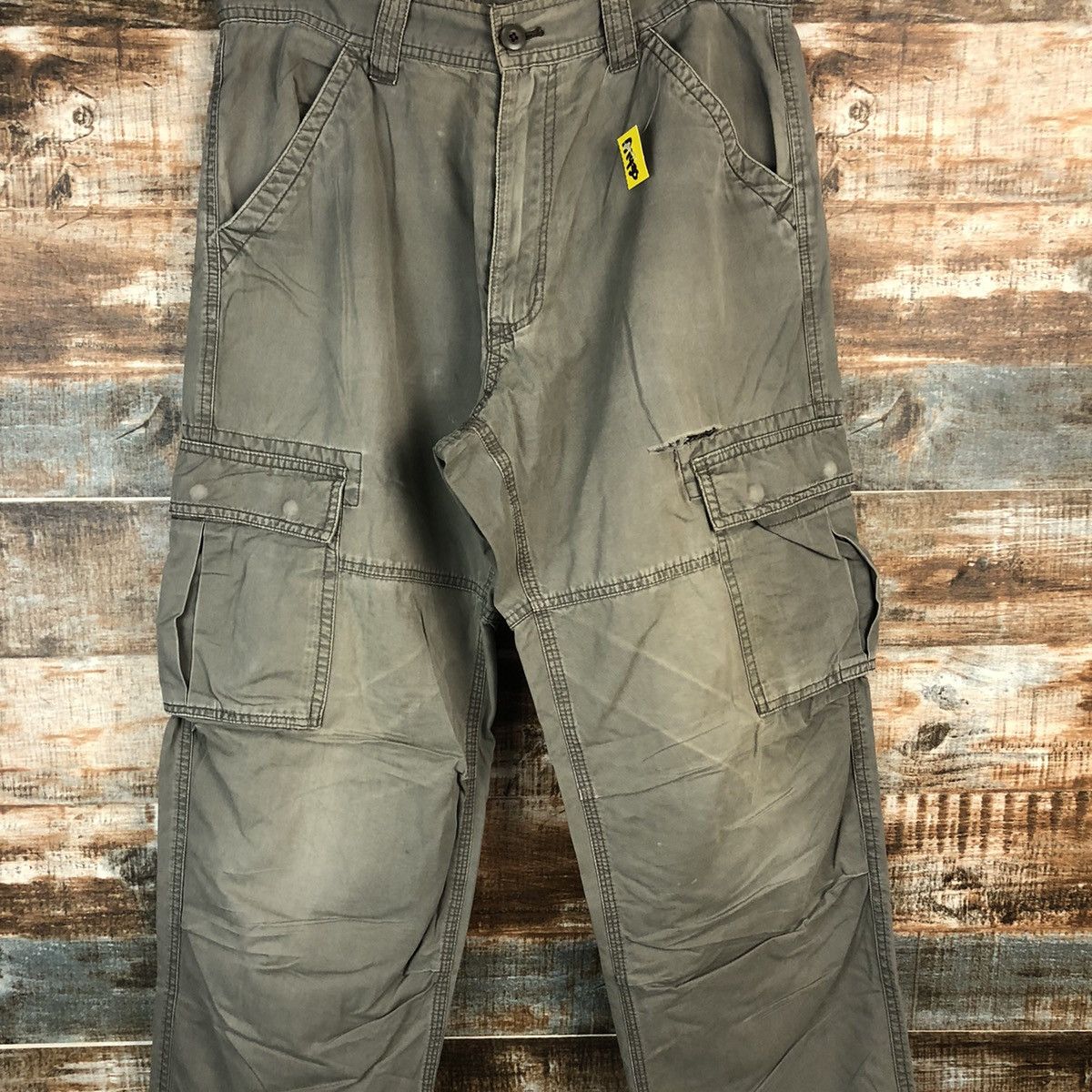 Japanese Brand Villand Green Cargo Multipocket Pants #A1430 Size US 31 - 5 Thumbnail