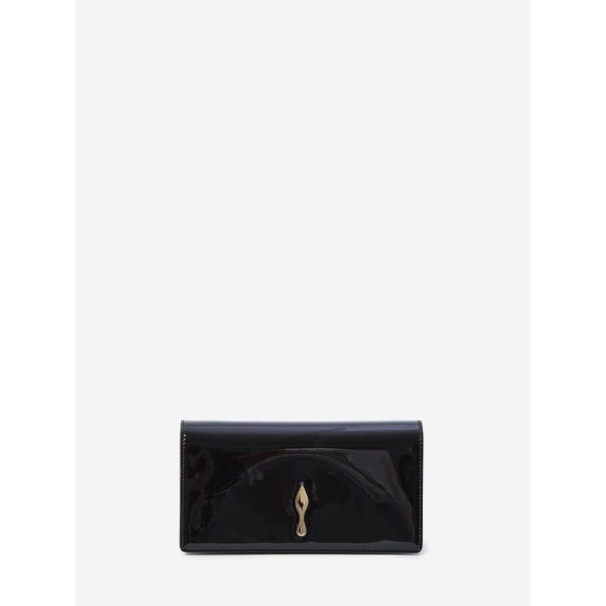 Christian Louboutin CHRISTIAN LOUBOUTIN Bettina Black Clutch New & Authentic Size ONE SIZE - 1 Thumbnail