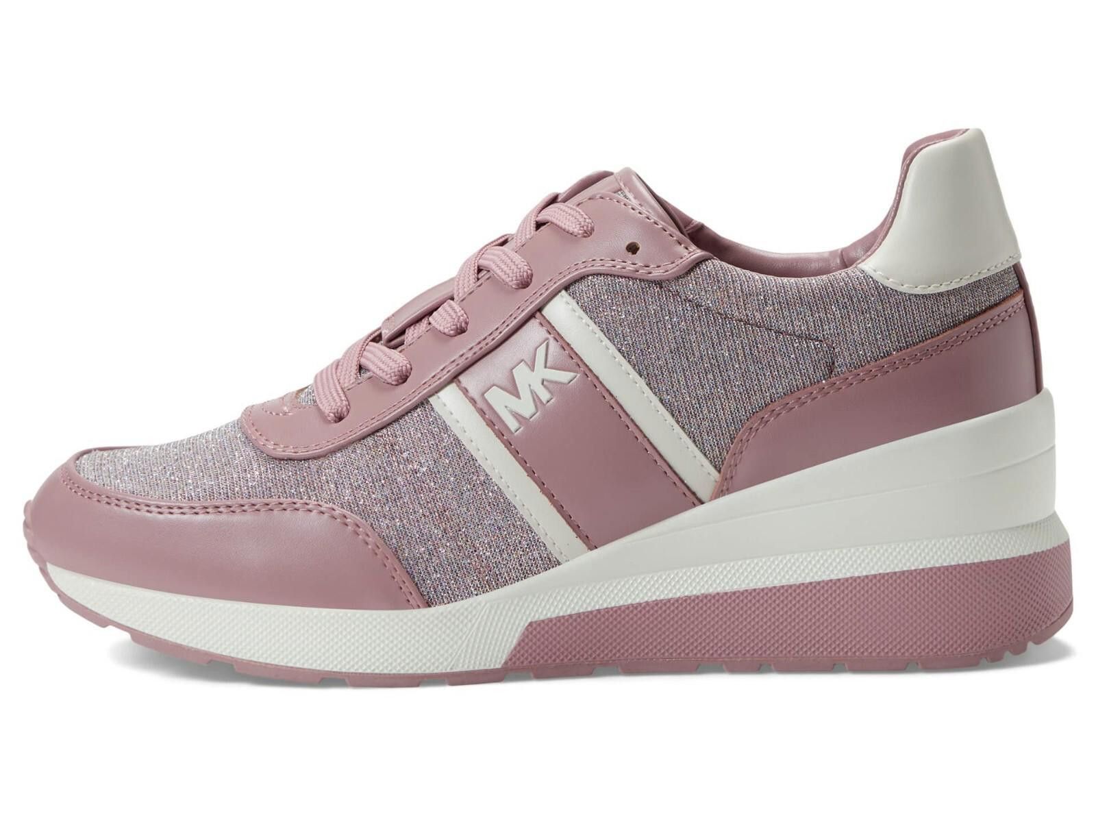 Michael Kors Womens Michael Kors Mabel Trainer Soft Glitter 7.5 M NEW Size US 7.5 / IT 37.5 - 4 Thumbnail