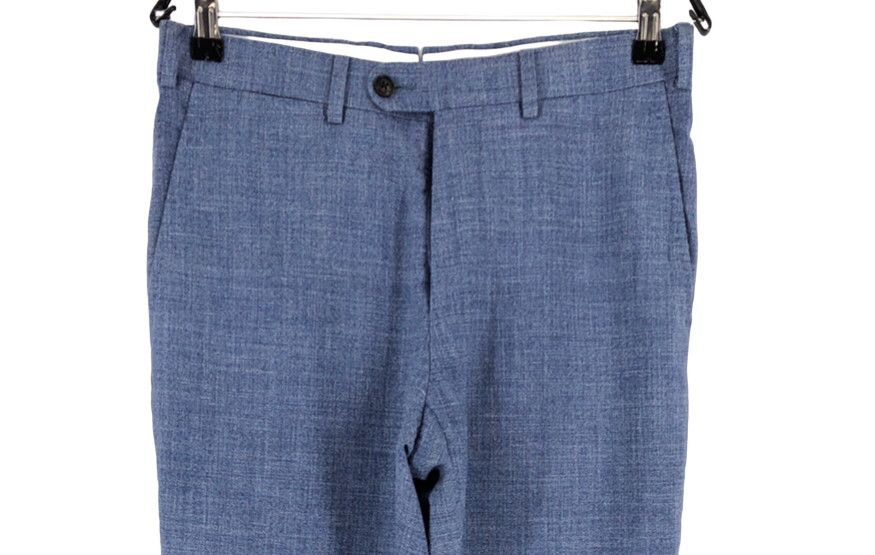 Suitsupply Brescia Wool Silk Linen Formal Trousers Size 44 - W30 L31 Size 34R - 3 Thumbnail