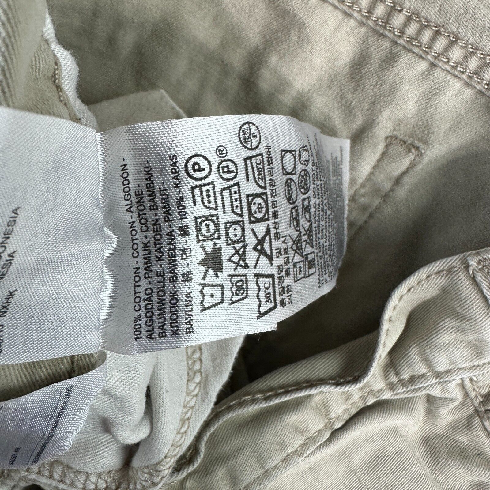 Levi's Levi's 514 Straight Regular Fit Tan Khaki Jeans Mens 30x34 Size US 30 / EU 46 - 9 Thumbnail