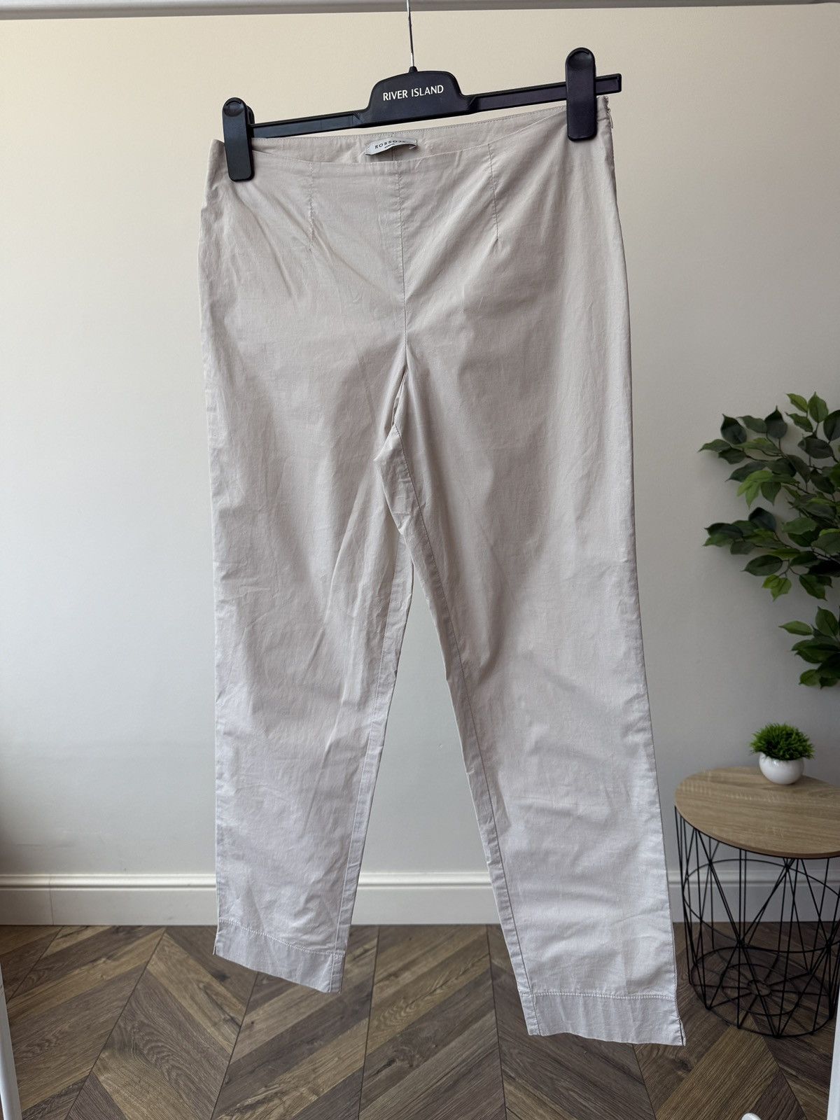 Other Vintage ROSSO35 Genova Beige Cotton Stretch Pants Women’s Size 28" / US 6 / IT 42 - 1 Thumbnail