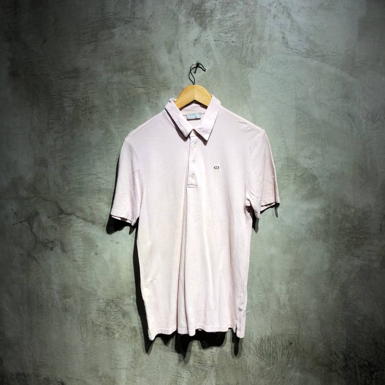 Dior CD metallic logo polo shirt