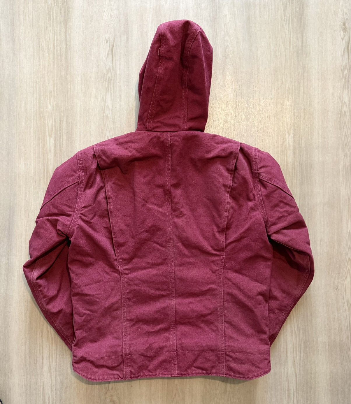 Carhartt Y2K Carhartt WJ141 RBY Sherpa Hooded Sz XS WJ141 RBY RUBY Size XS / US 0-2 / IT 36-38 - 11 Thumbnail