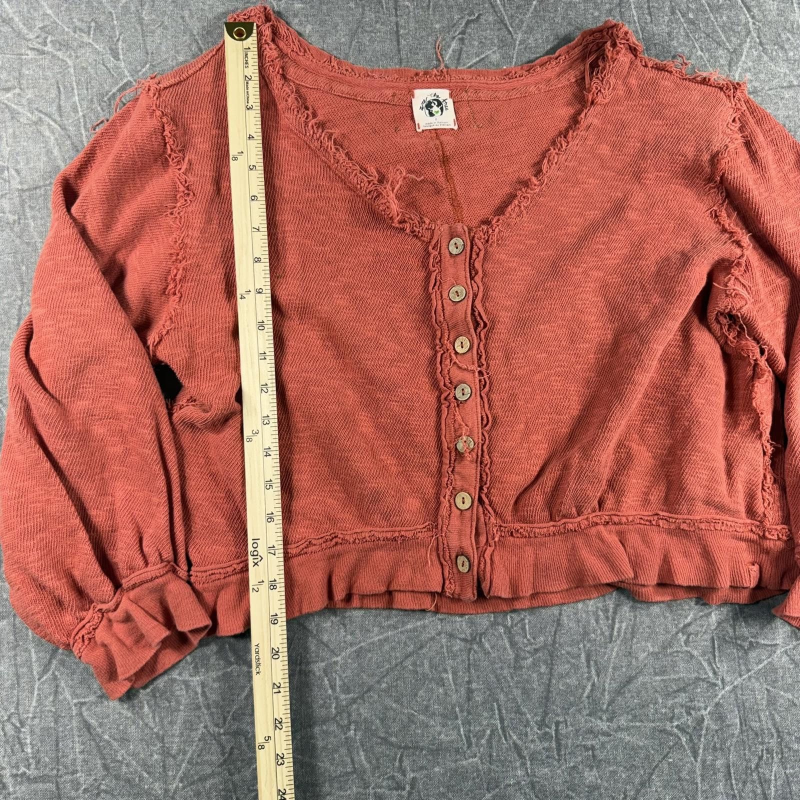 Free People Free People Shirt Women's S Orange We the Free Golden Road Size S / US 4 / IT 40 - 3 Thumbnail