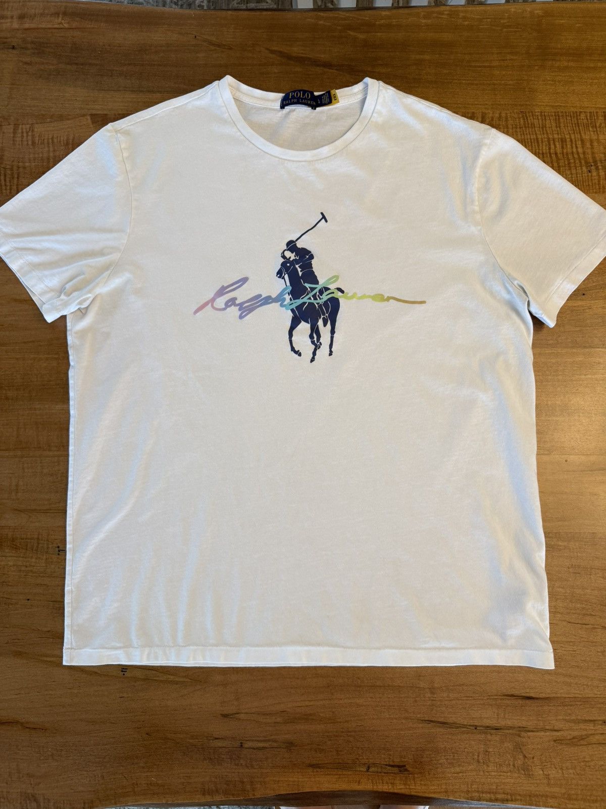 Polo Ralph Lauren Polo Ralph Lauren Big Pony t-shirt Rainbow Pastel Graphic Size US L / EU 52-54 / 3 - 1 Thumbnail