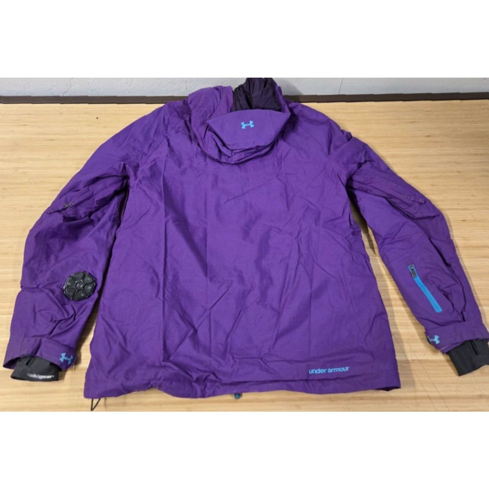 Under Armour Under Armour Jacket Ski Women's M Purple Insulated Mid-Length Coat Snow Winter Nylon Polyester Lining Zip Size M / US 6-8 / IT 42-44 - 6 Thumbnail