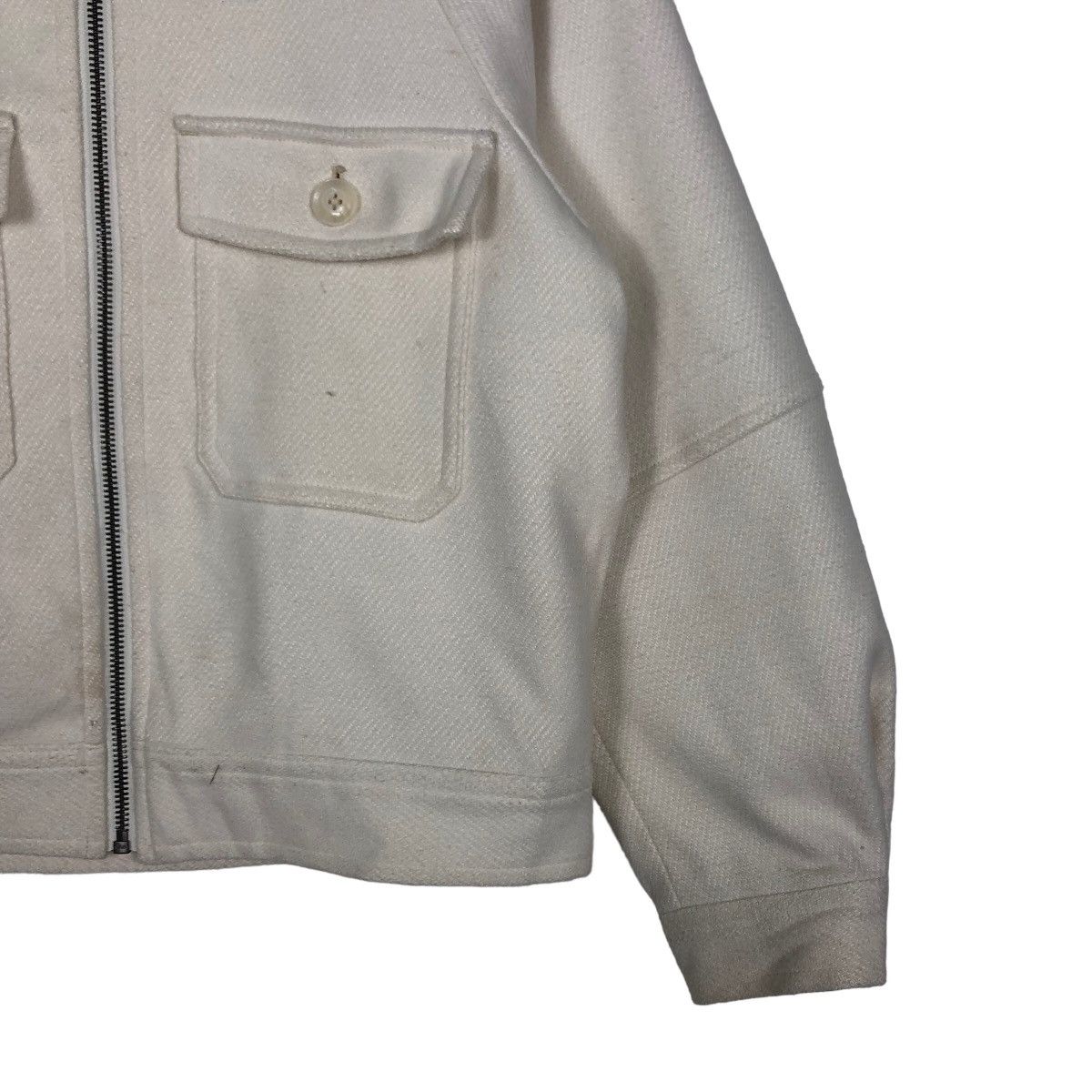 Japanese Brand 🔥Vintage Cropped Wool Jacket Cargo Gu Japan Issey Miyake Size US S / EU 44-46 / 1 - 5 Thumbnail