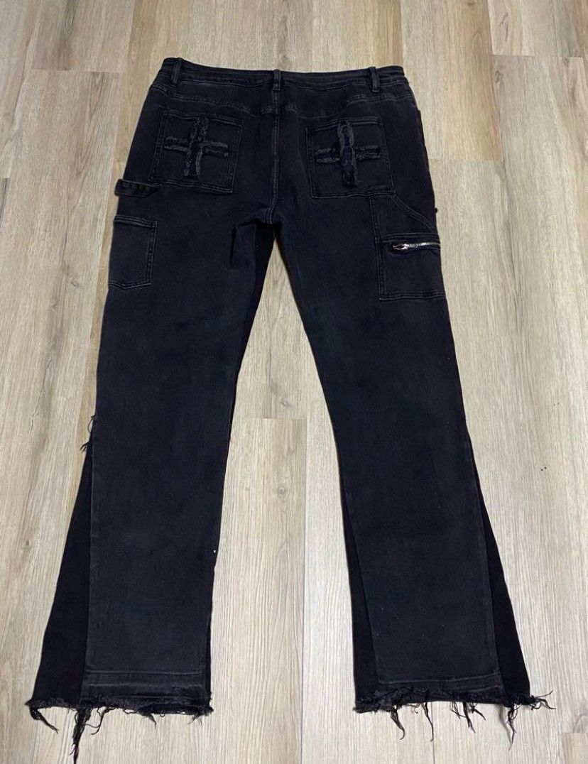 Other CRISIS Black denim Size US 35 - 3 Thumbnail