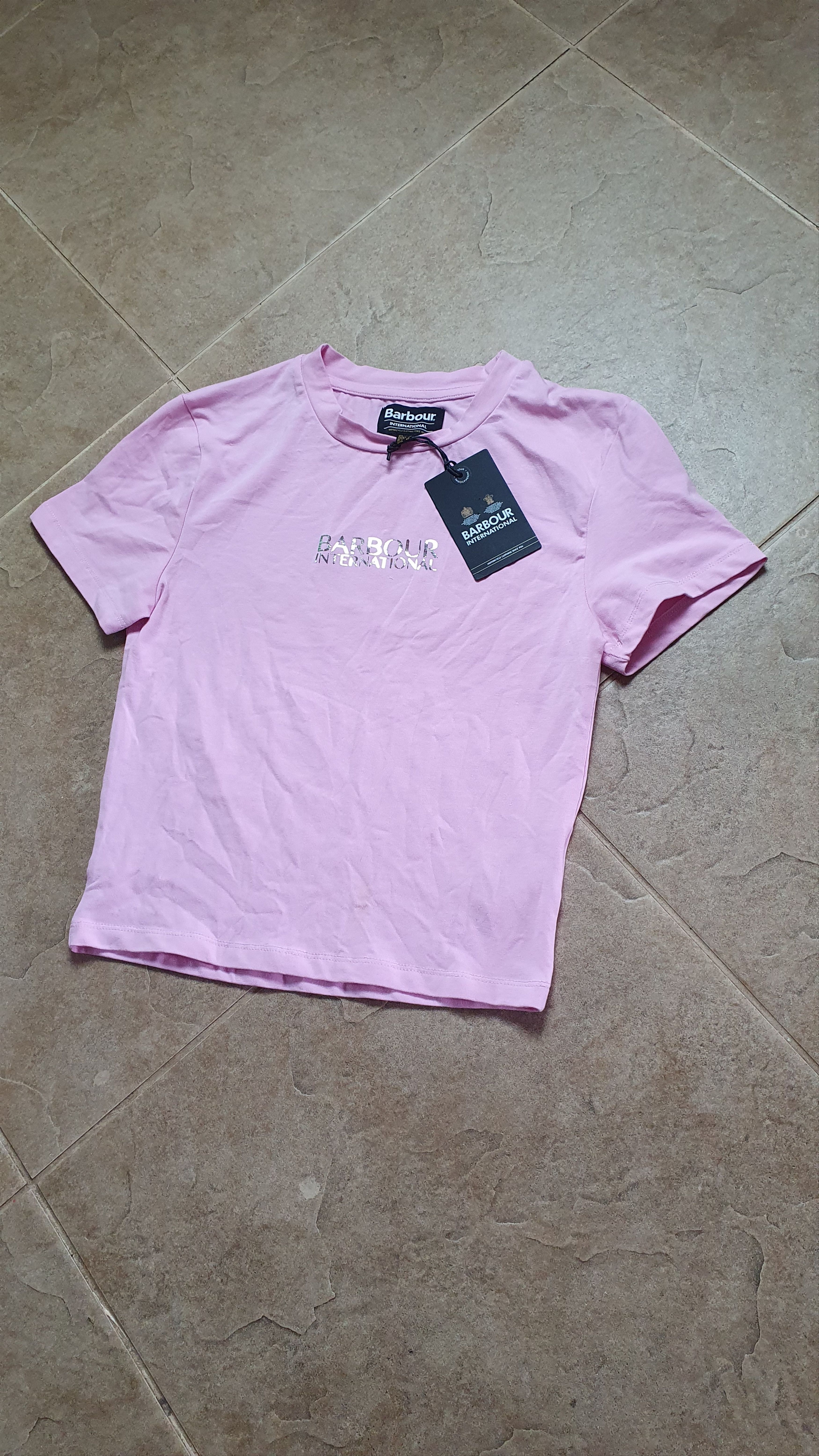 Barbour Rare Women's pink t-shirts Barbour top Vintage Size S Size S / US 4 / IT 40 - 14 Thumbnail