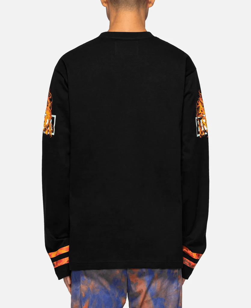 Hood By Air Ablaze Box Logo Hockey L/S T-shirt Size US S / EU 44-46 / 1 - 7 Thumbnail