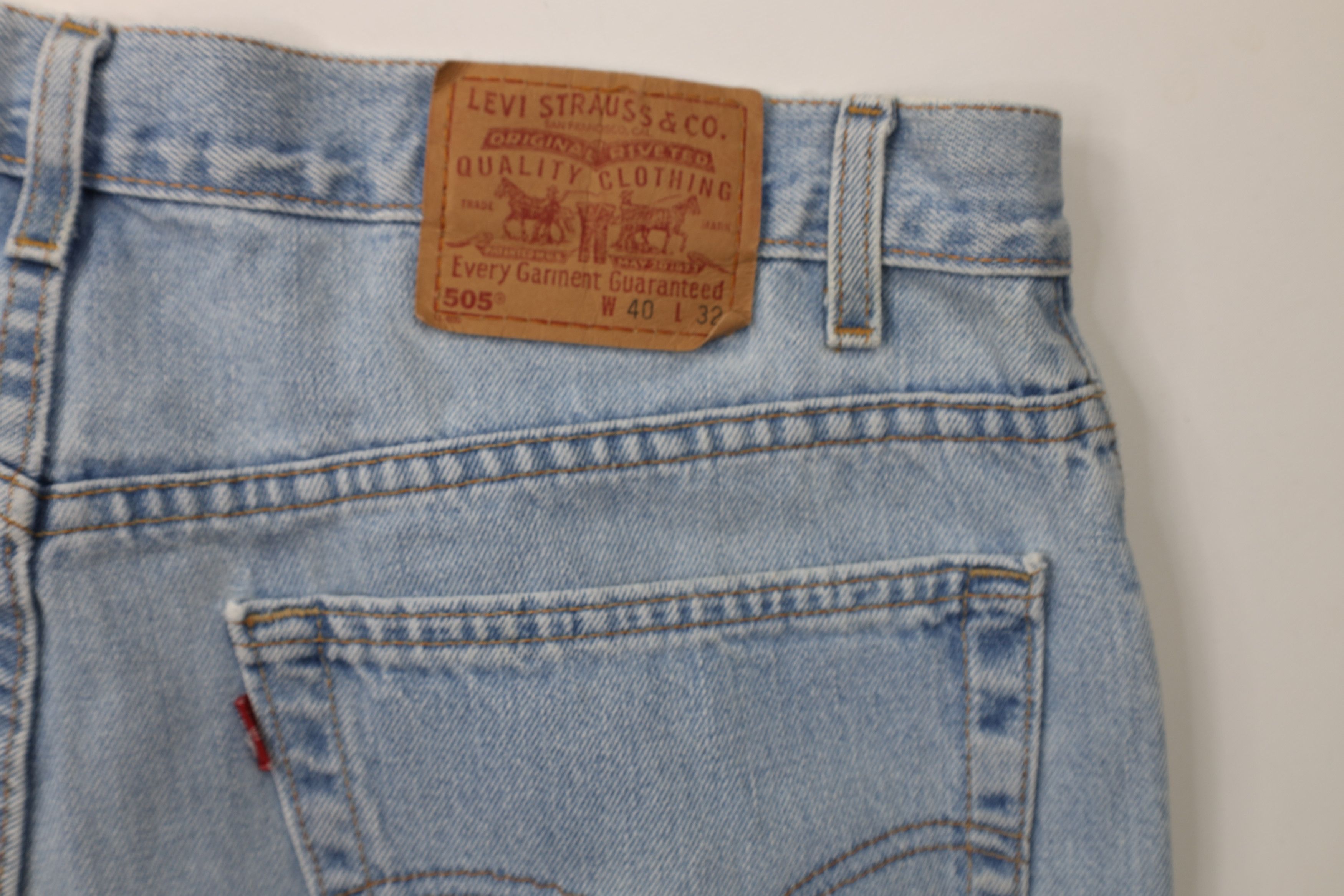 Levi's × Vintage Vintage Y2K 2000 Levis 505 Regular Fit Denim Jeans USA Size US 38 / EU 54 - 11 Thumbnail