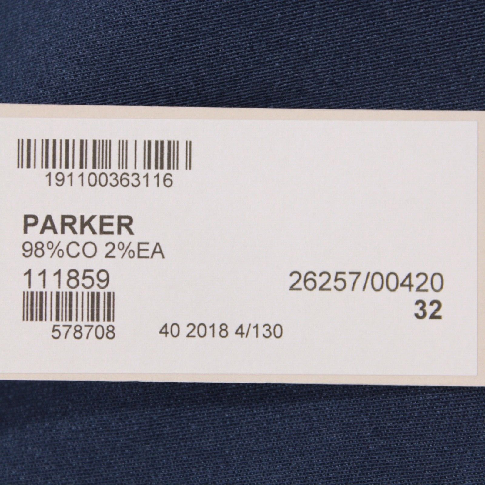 Zanella Zanella New with tags Chino Size 32 US In Blue Size US 32 / EU 48 - 4 Thumbnail