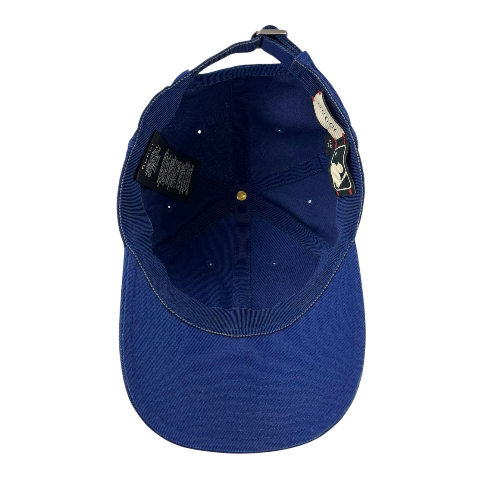 Gucci Gucci Blue Butterfly Yankees Baseball Cap Size ONE SIZE - 8 Thumbnail