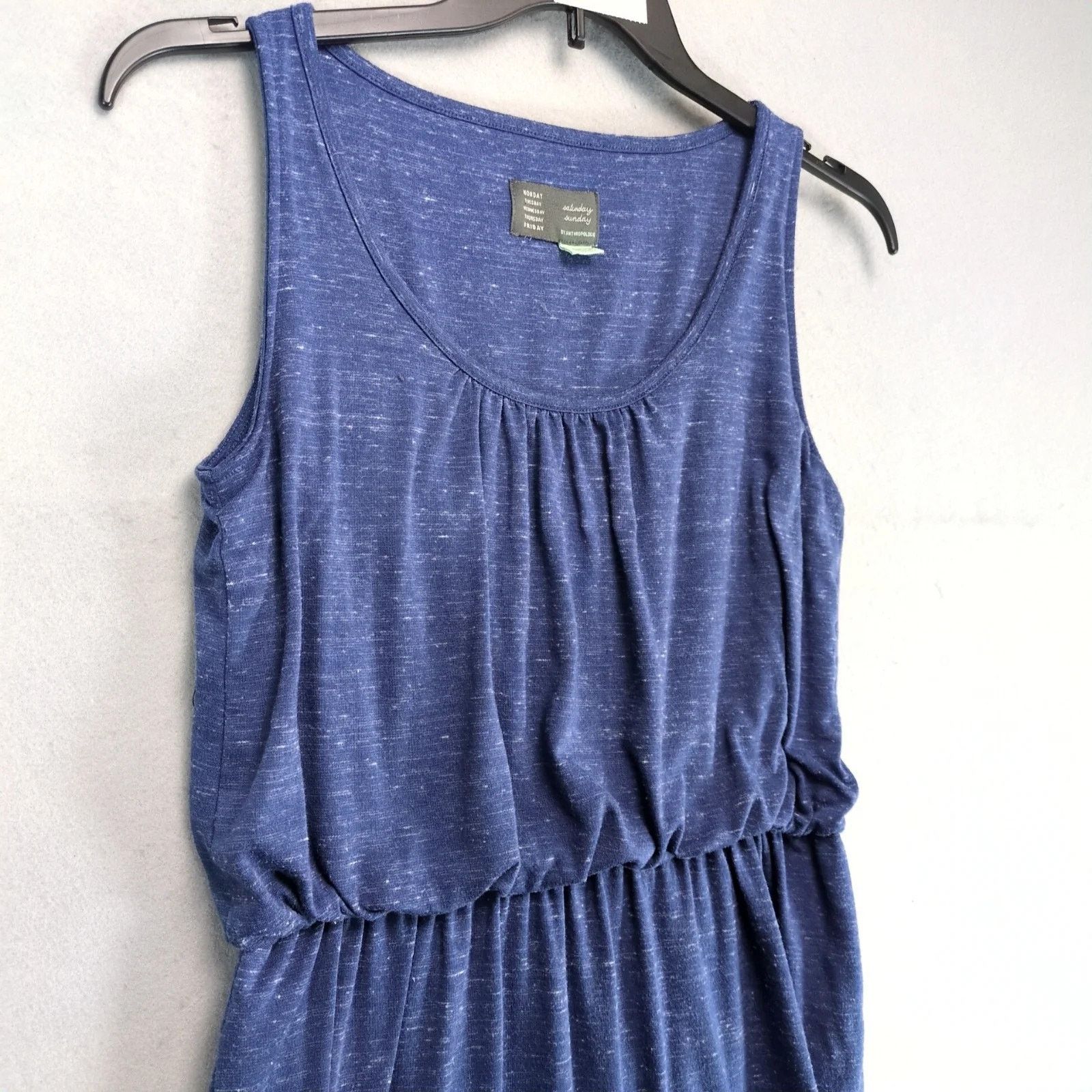 Anthropologie Saturday/Sunday Knit Jersey Blouson High-Low Tank Dress M Size M / US 6-8 / IT 42-44 - 8 Thumbnail
