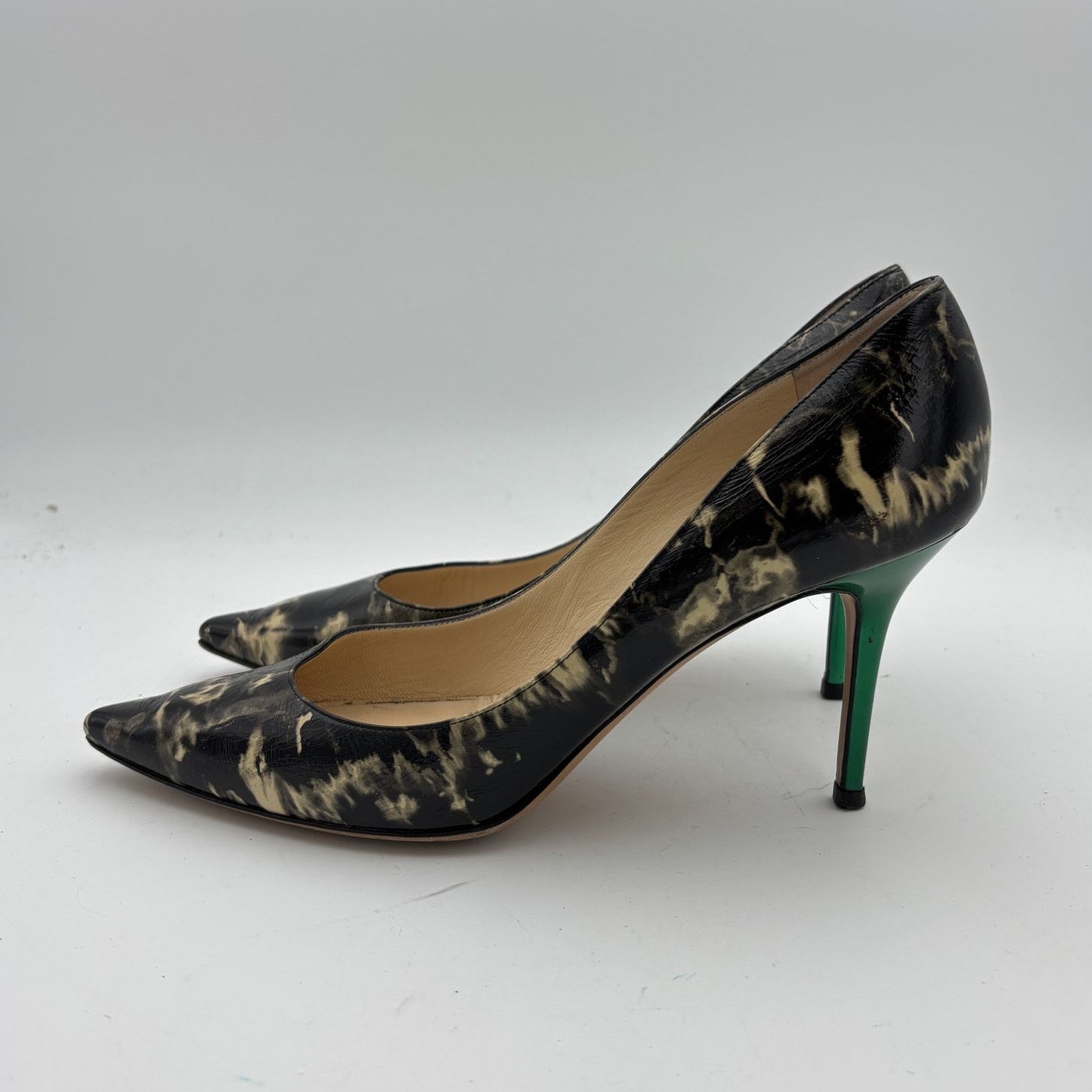 Jimmy Choo Jimmy Choo Romy 85 Patent Leather Heels Pumps Women's 41.5 Size US 11.5 / IT 41.5 - 5 Thumbnail