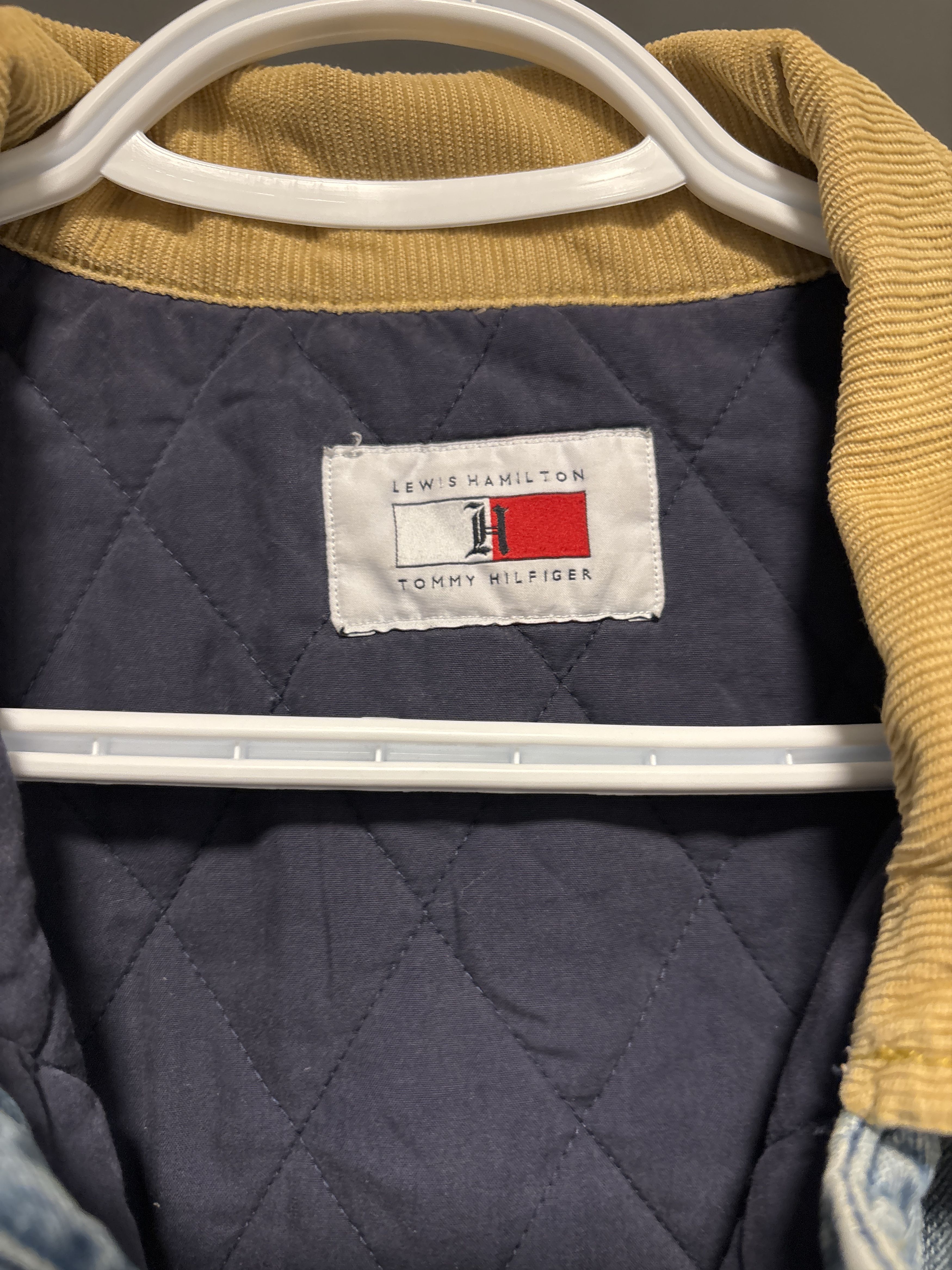 Tommy Hilfiger Tommy Hilfiger x Lewis Hamilton Quilted Denim Jacket Size US M / EU 48-50 / 2 - 2 Thumbnail