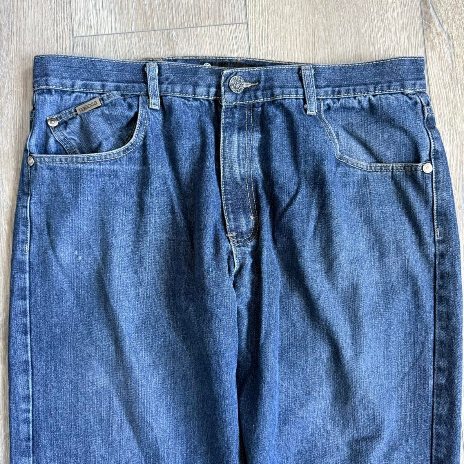 Other Vintage y2k mecca jeans faded denim Size US 39 - 5 Thumbnail