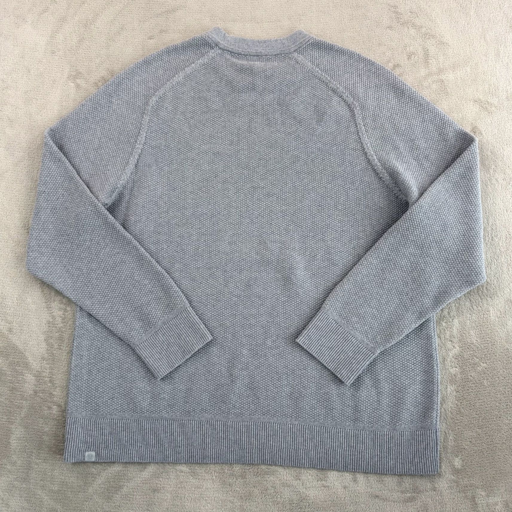 Lululemon Lululemon Sweater Shirt Men 2XL Crew Neck Blue Textured Knit Long Sleeve NWOT Size US XXL / EU 58 / 5 - 4 Thumbnail
