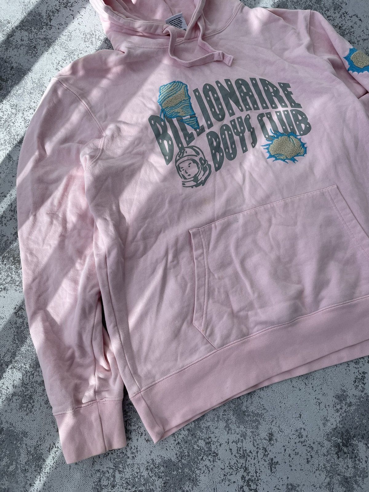 Billionaire Boys Club Billionaire Boys Club Damaged Logo Hoodie Size US L / EU 52-54 / 3 - 2 Thumbnail