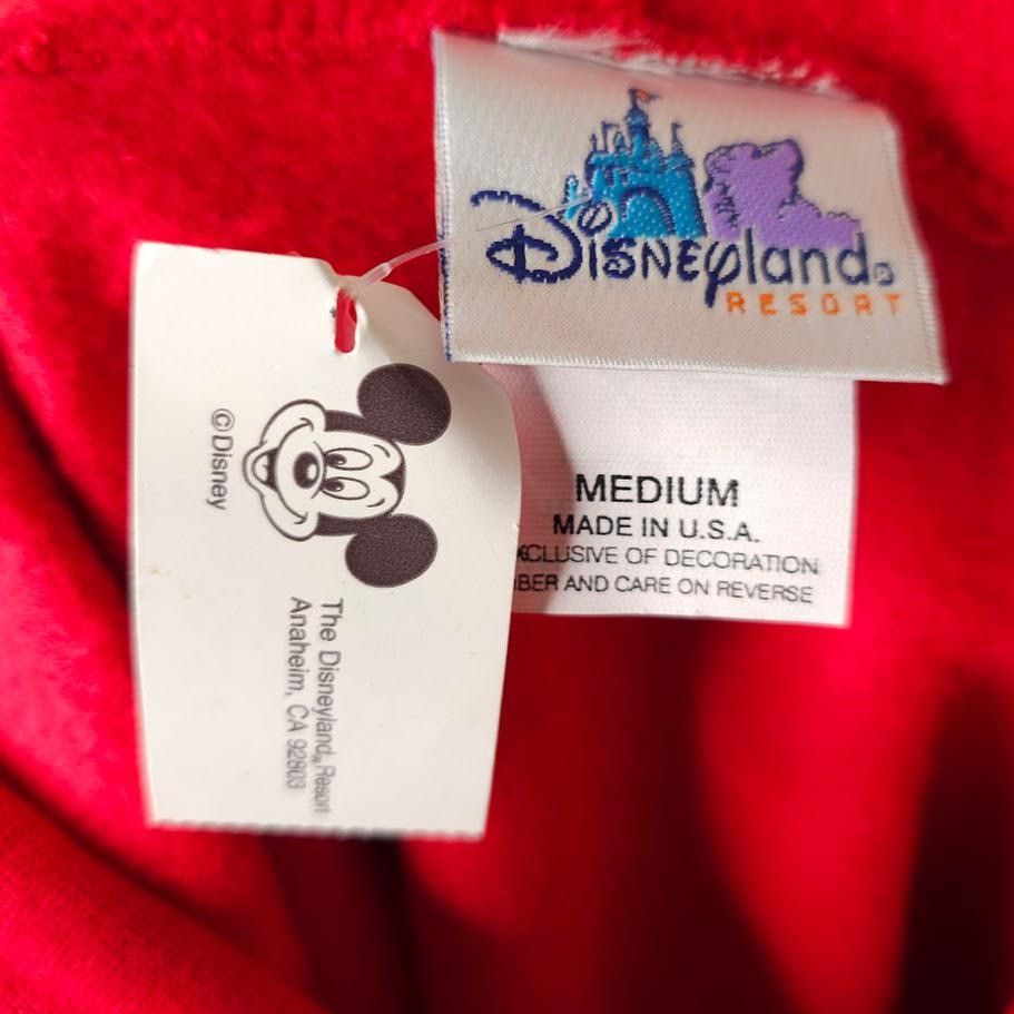 Disney Vintage Disneyland Sweatshirt Hoodie Womens Size Medium Red Size M / US 6-8 / IT 42-44 - 4 Thumbnail