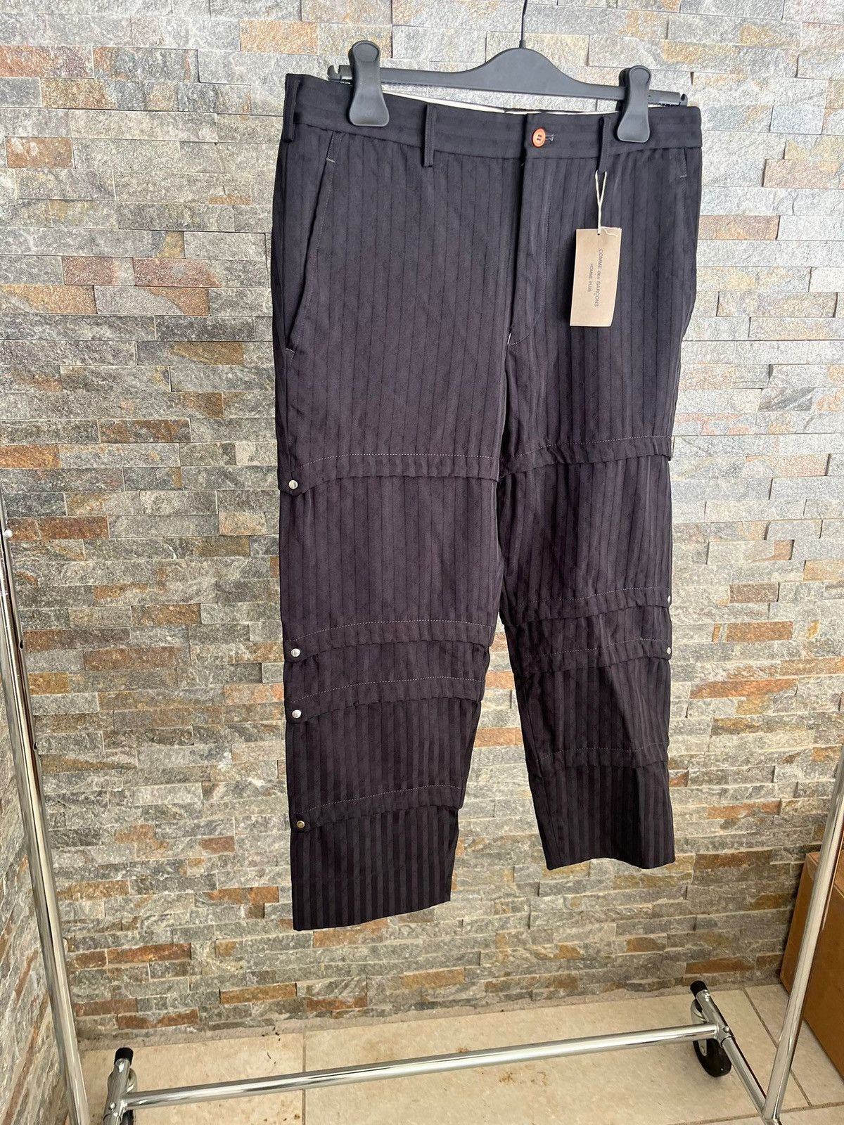Comme des Garcons CDG Homme Plus Pants in Black Size US 32 / EU 48 - 9 Thumbnail
