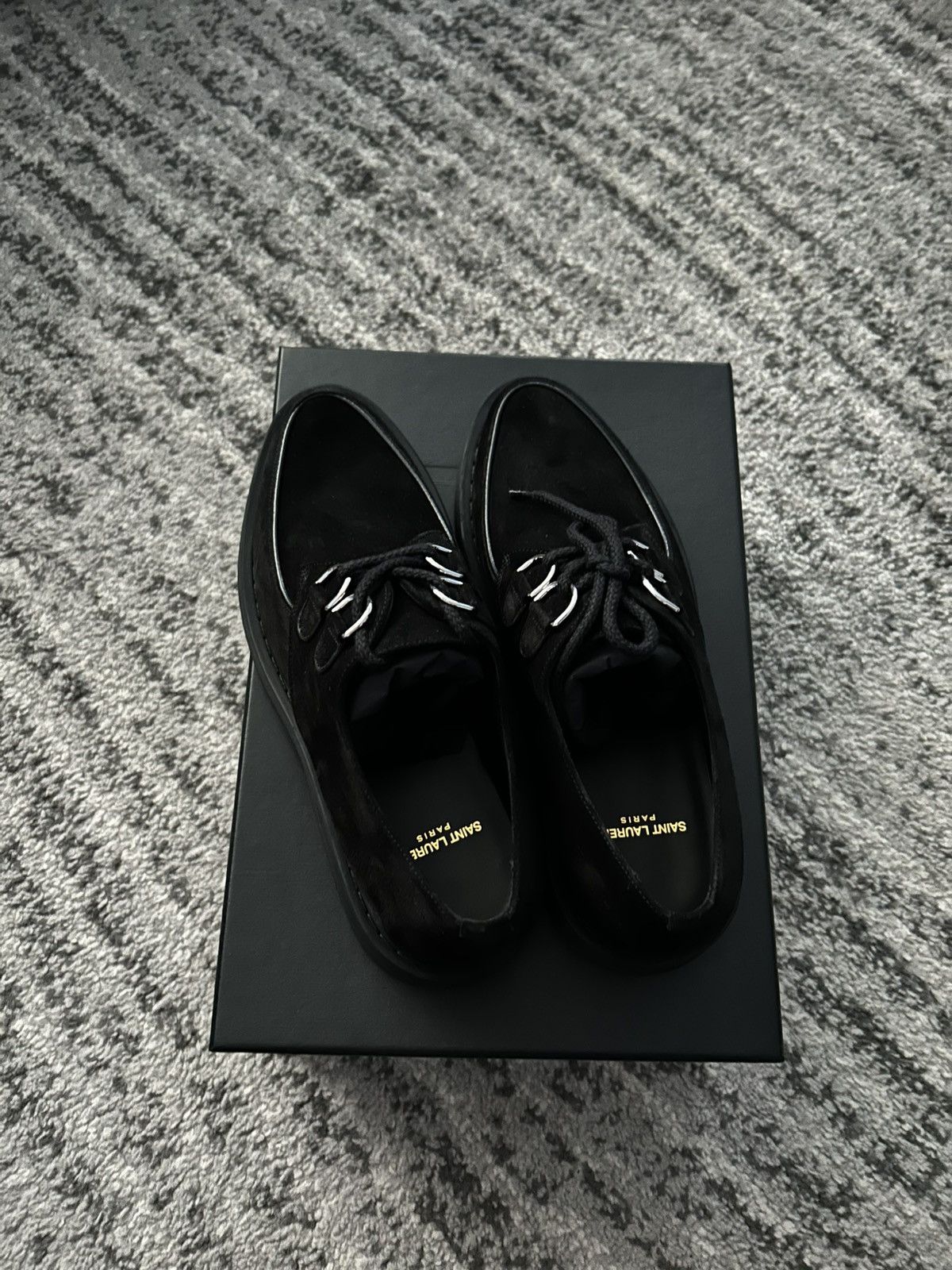 Saint Laurent Paris Saint Laurent Suede Teddy shoes 41 Size US 8 / EU 41 - 2 Thumbnail