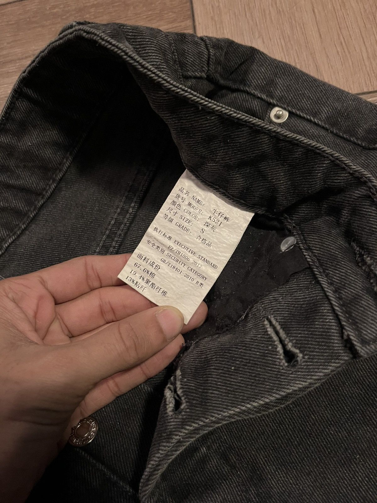 Other 11KN vintage Flared Denim Jeans – Black Size US 29 - 6 Thumbnail