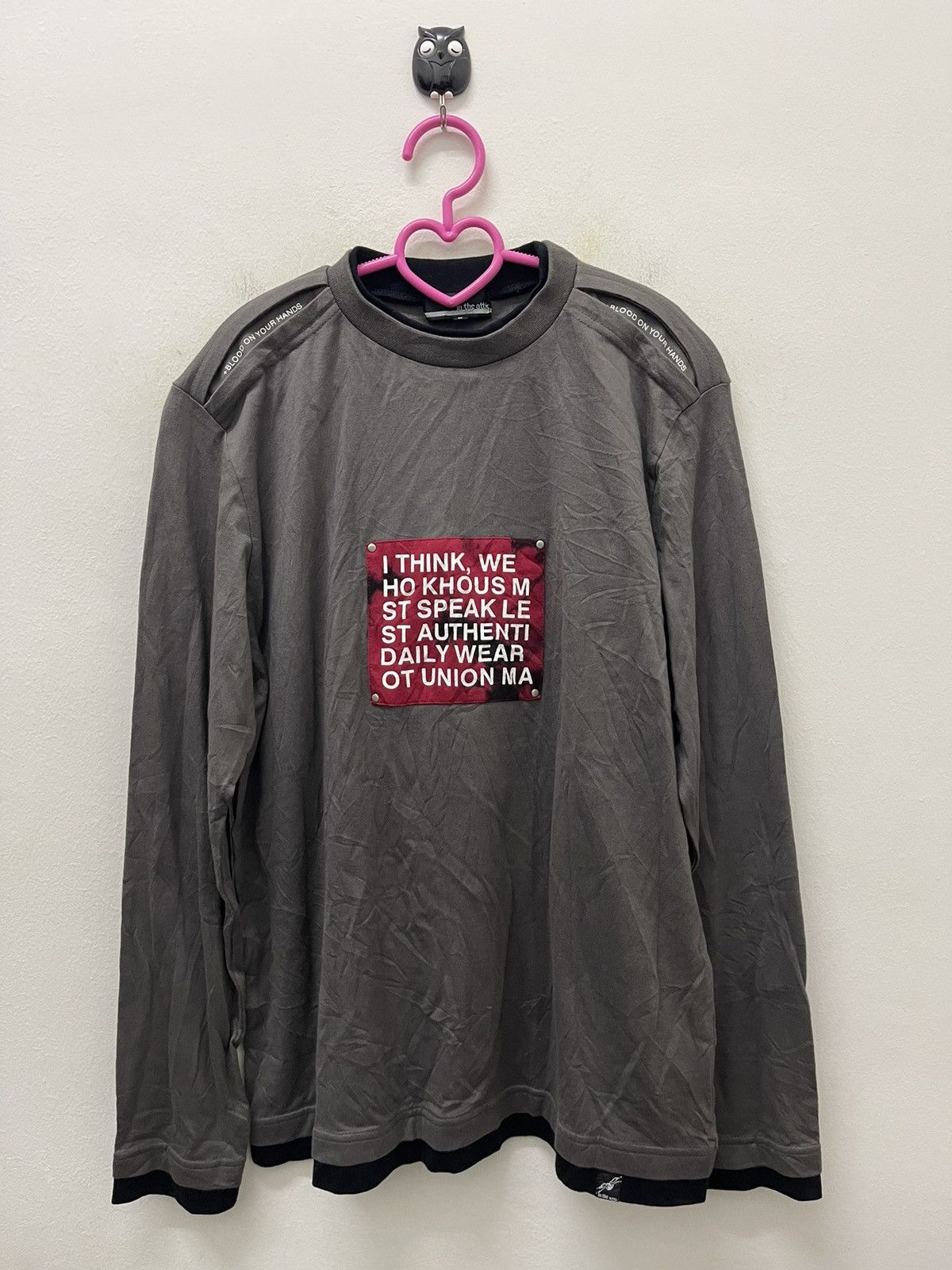 In The Attic Rare Vintage IN THE ATTIC Japan Punk Poem Seditionaries Size US L / EU 52-54 / 3 - 1 Thumbnail