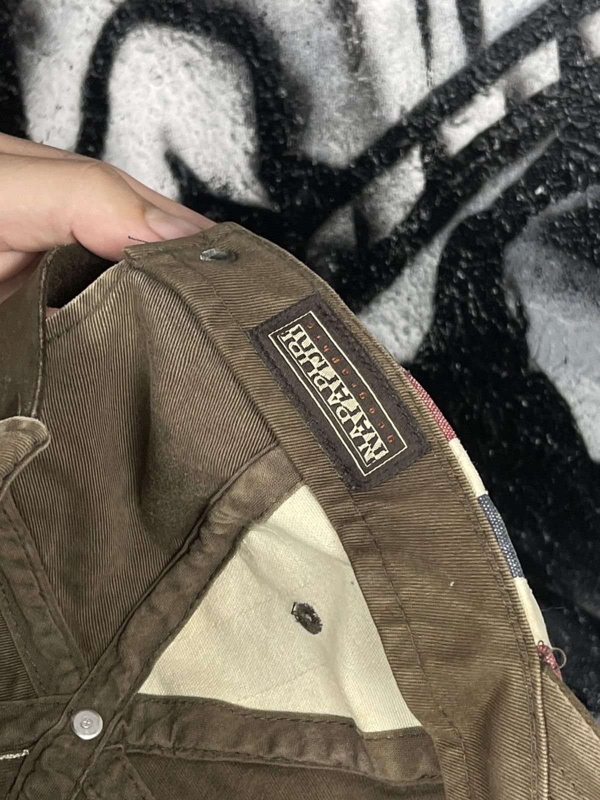 Napapijri × Vintage Napapijri Vintage Brown Cap Men’s Hat One Size Size ONE SIZE - 9 Thumbnail