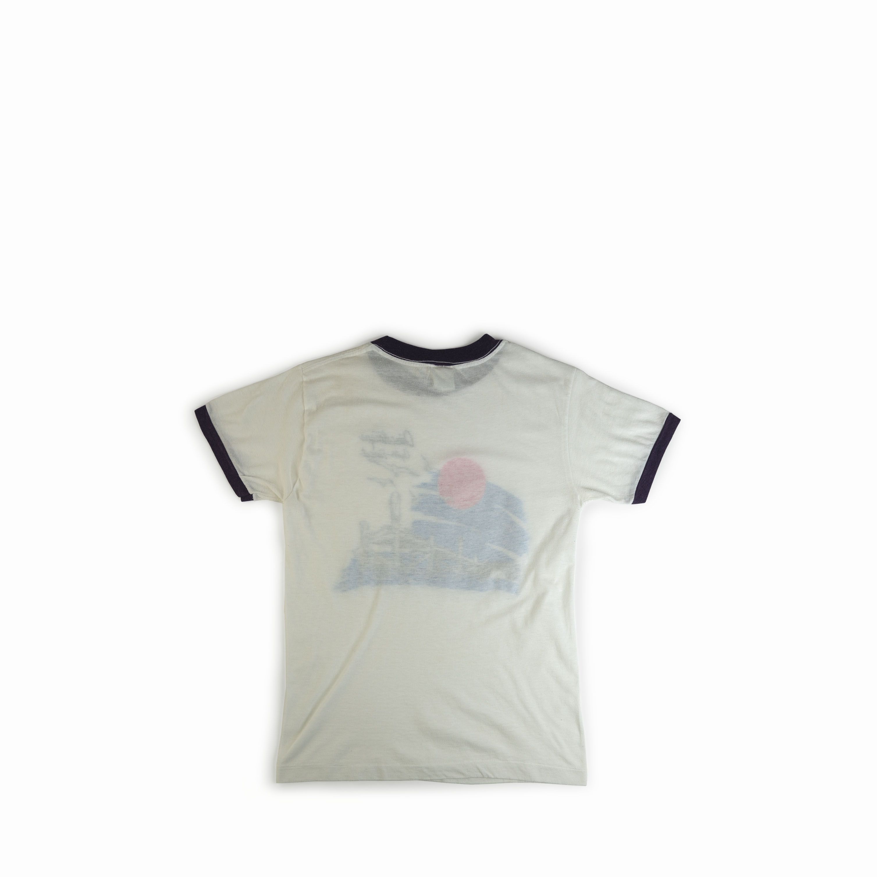 Vintage Vintage 1980's Virginia Oyster Festival Ringer Tee Shirt Size US M / EU 48-50 / 2 - 2 Thumbnail