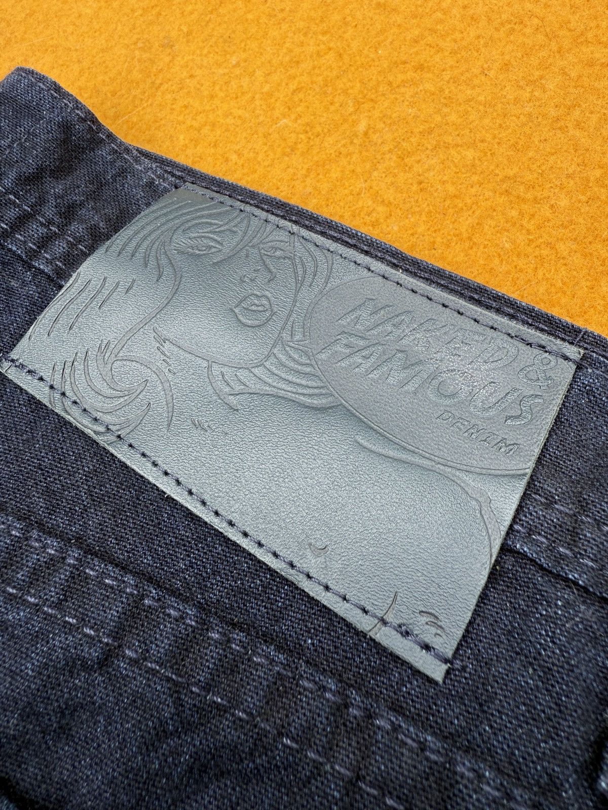 Naked & Famous Indigo Tradition Duck Canvas Weird Guys Size US 33 - 9 Thumbnail