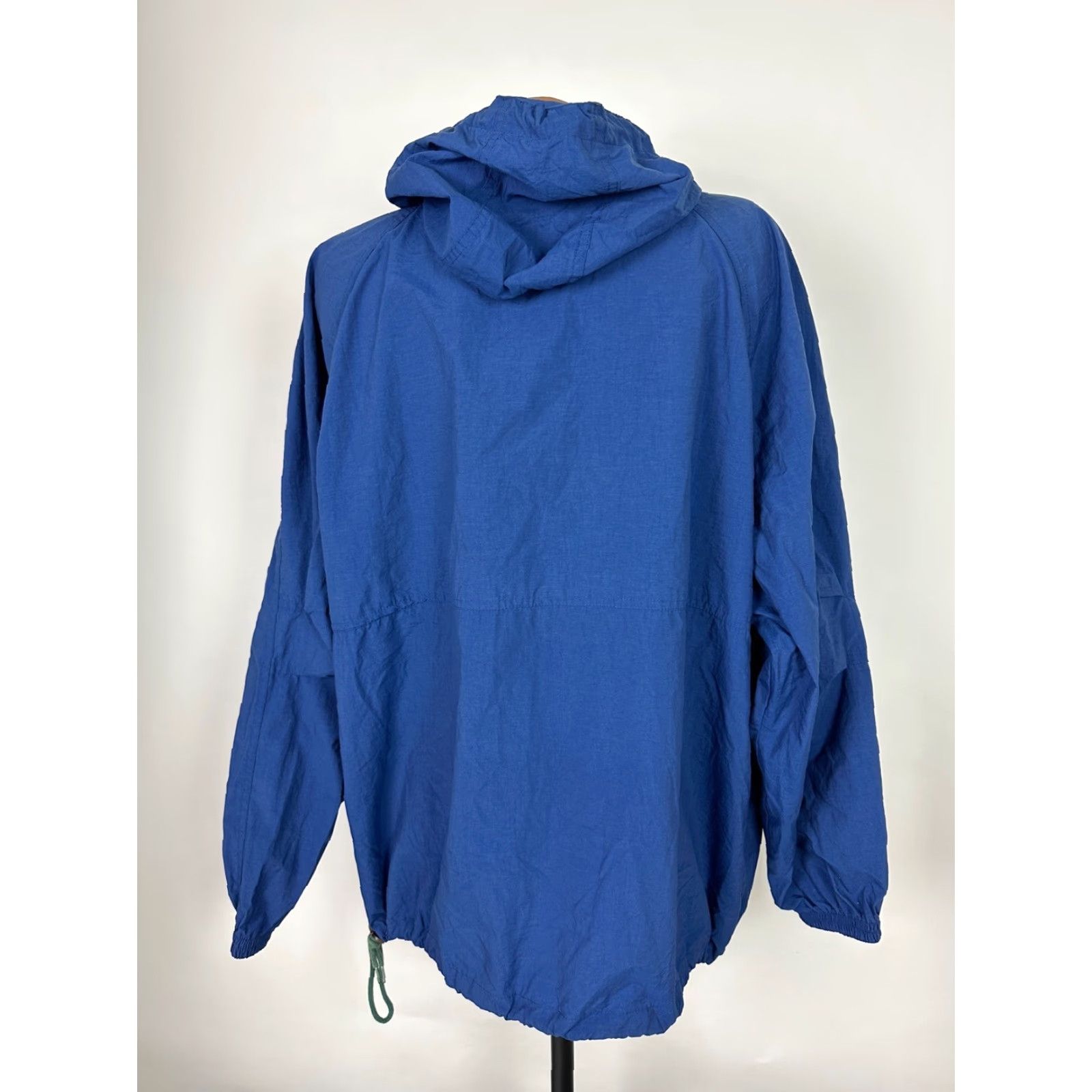 Gap VINTAGE Gap Windbreaker Jacket Men XL Nylon 1/4 Zip Hooded Blue Eagles Nest 90s Casual Outdoor Sports Preppy Vintage Mens XL Blue Nylon Jacket Size US XL / EU 56 / 4 - 7 Thumbnail