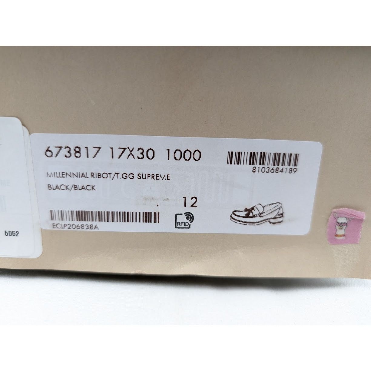 Gucci o1rshd1 Millennial Supreme Loafers in Black Size US 12.5 / EU 45-46 - 24 Thumbnail