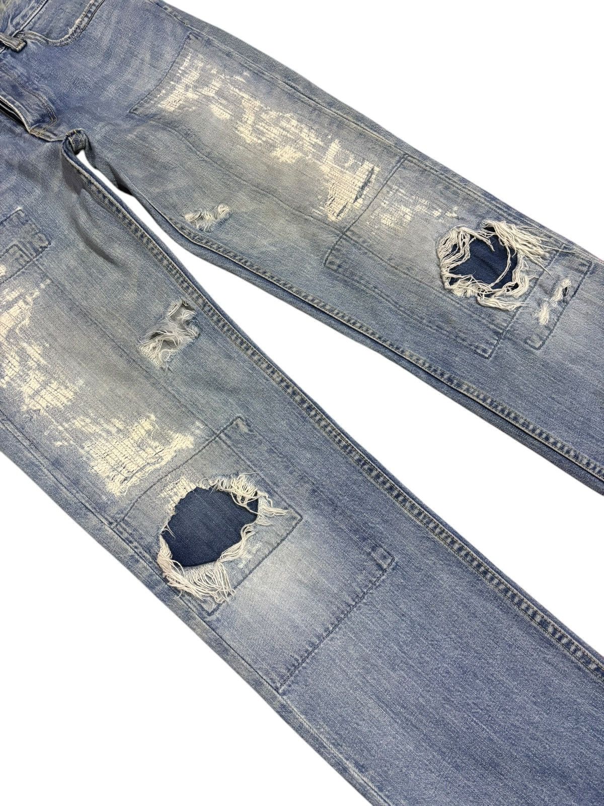 Hysteric Glamour Vintage Kinky Hysteric Glamour Distressed Patchwork Jeans Size US 31 - 4 Thumbnail