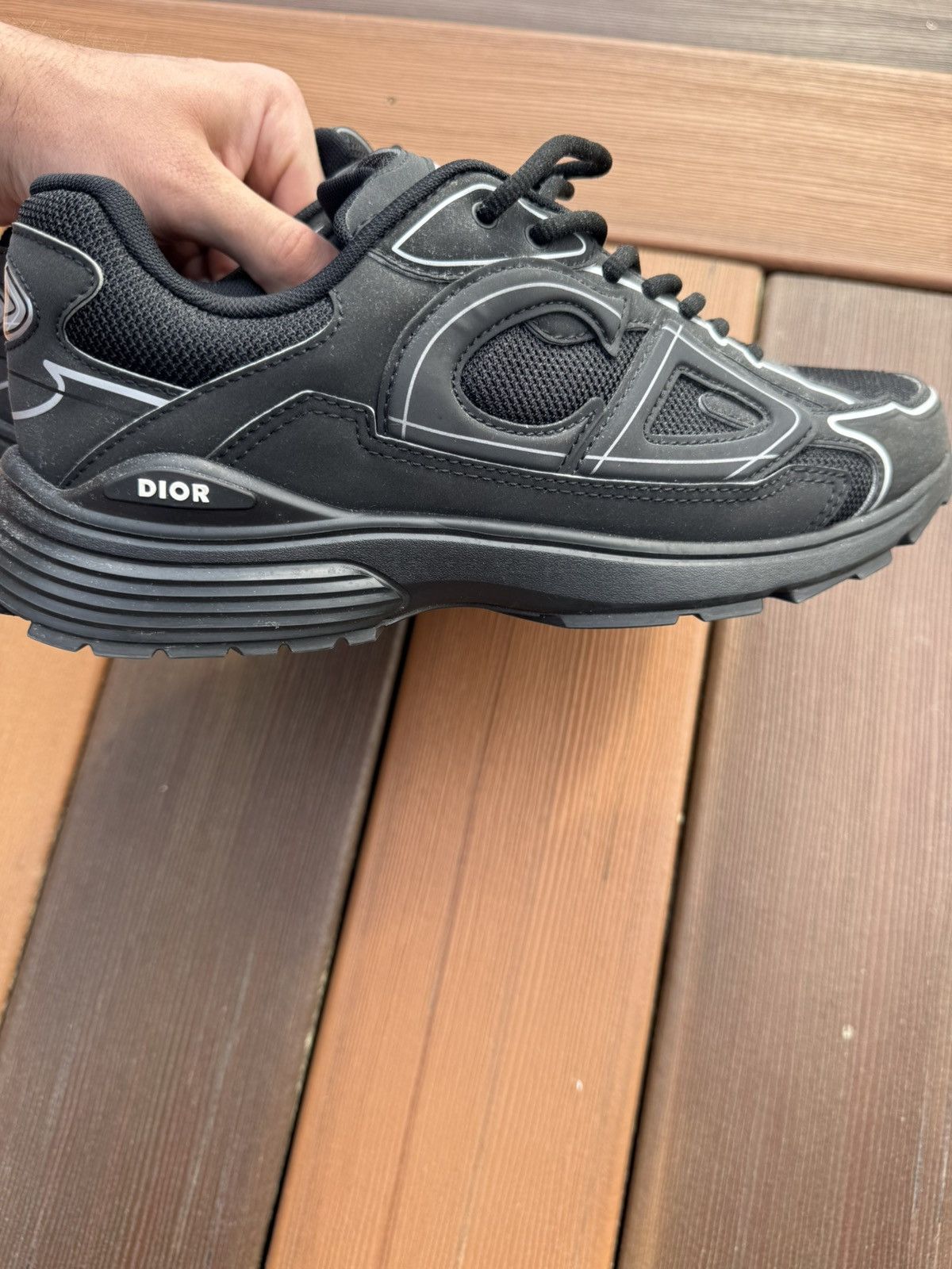 Dior Dior B30 black colorway size 11 US / EU 44 Size US 11 / EU 44 - 4 Thumbnail